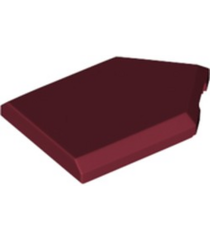 LEGO - Tegel, gemodificeerd 2 x 3 vijfhoekig - Dark Red | N - Thumbnail