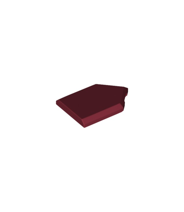 LEGO - Tegel, gemodificeerd 2 x 3 vijfhoekig - Dark Red | N