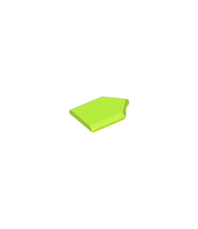 LEGO - Tegel, gemodificeerd 2 x 3 vijfhoekig - Lime | N