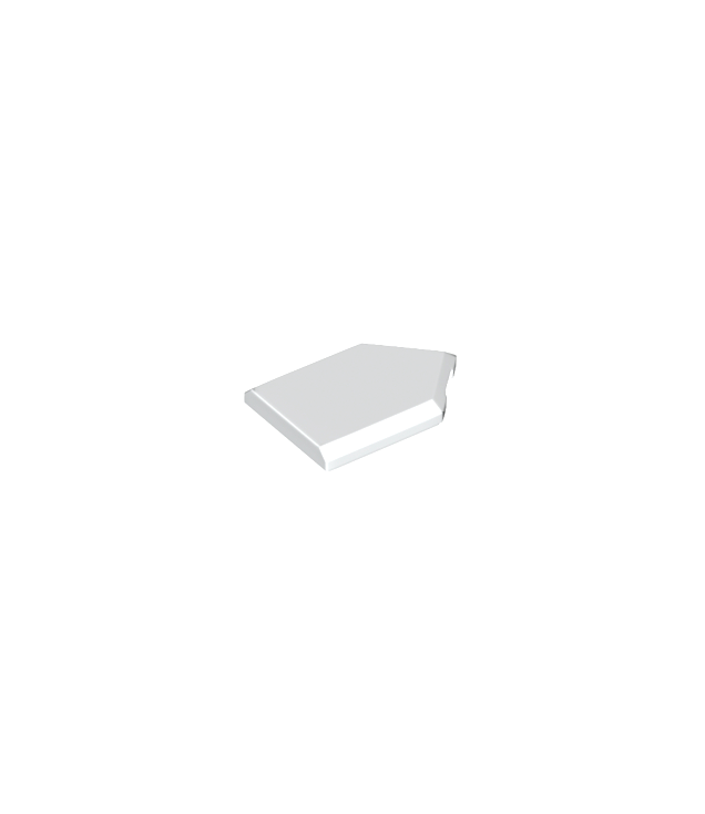 LEGO - Tegel, gemodificeerd 2 x 3 vijfhoekig - White | N