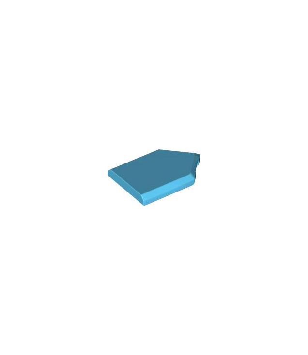 LEGO - Tegel, gemodificeerd 2 x 3 vijfhoekig - Medium Azure | N