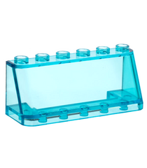 LEGO - Voorruit 2 x 6 x 2 - Trans-Light Blue | N - Thumbnail