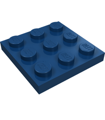 LEGO - Plaat 3 x 3 - Dark Blue | N - Thumbnail