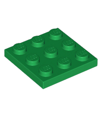 LEGO - Plaat 3 x 3 - Green | N - Thumbnail