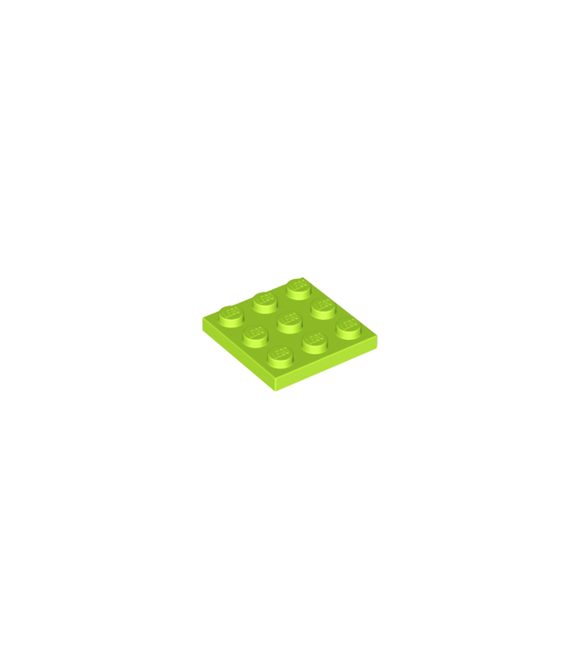LEGO - Plaat 3 x 3 - Lime | N