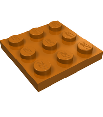 LEGO - Plaat 3 x 3 - Dark Orange | N - Thumbnail