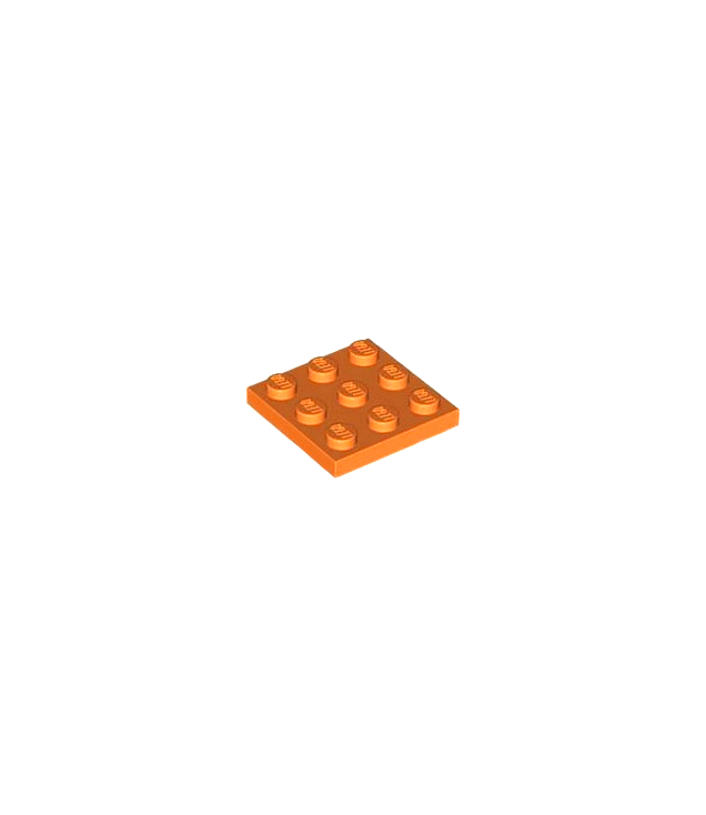 LEGO - Plaat 3 x 3 - Orange | N