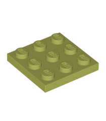 LEGO - Plaat 3 x 3 - Olive Green | N - Thumbnail