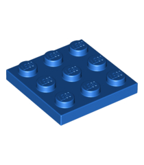 LEGO - Plaat 3 x 3 - Blue | N - Thumbnail