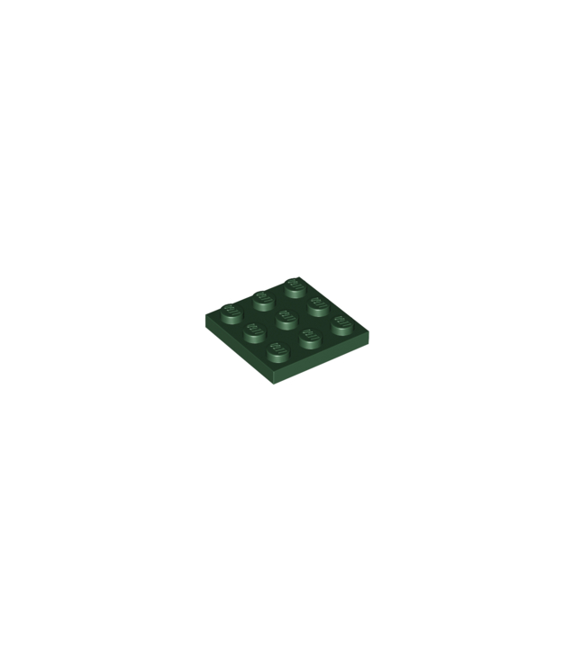 LEGO - Plaat 3 x 3 - Dark Green | N