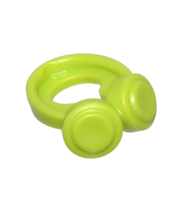 LEGO - Minifiguur koptelefoon om nek - Lime | N
