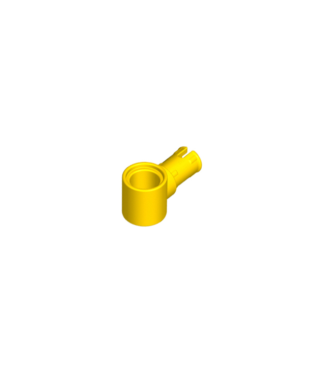 LEGO - Technic, pen met frictieribbels en pen-gat - Yellow | N