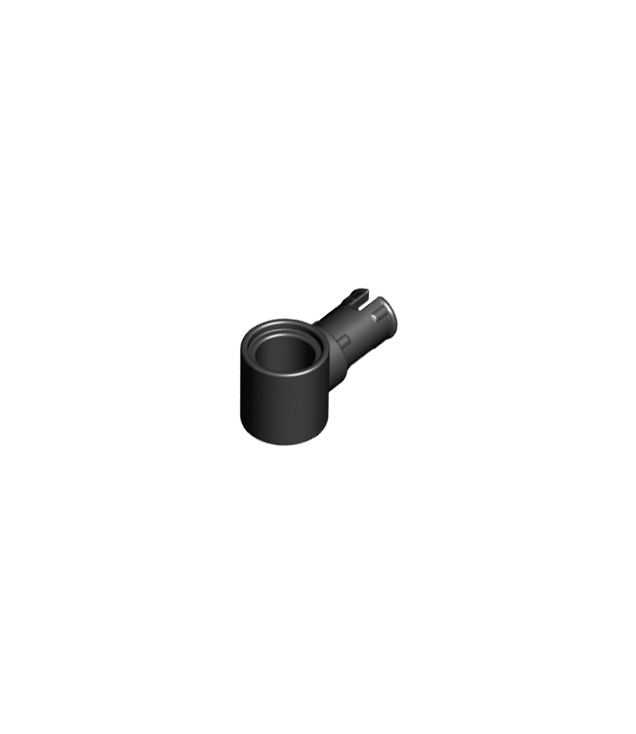 LEGO - Technic, pen met frictieribbels en pen-gat - Black | N