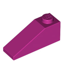 LEGO - Helling 33 graden graden 3 x 1 - Magenta | N - Thumbnail