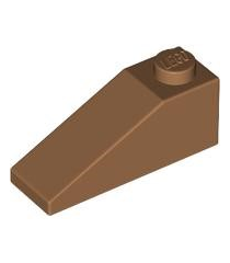 LEGO - Helling 33 graden graden 3 x 1 - Medium Nougat | N - Thumbnail