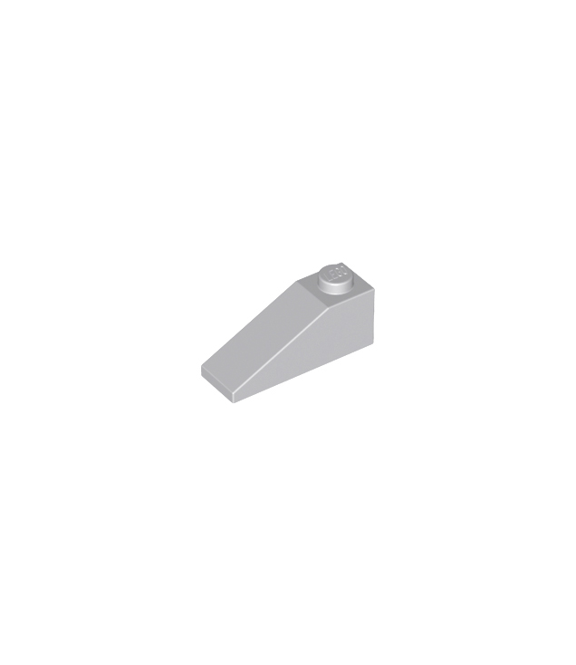 LEGO - Helling 33 graden graden 3 x 1 - Light Bluish Gray | N