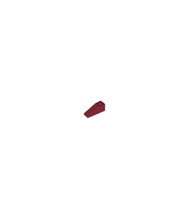 LEGO - Helling 33 graden graden 3 x 1 - Dark Red | N