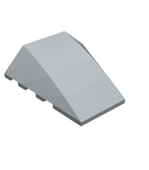 LEGO - Wig 4 x 4 driedubbel gebogen zonder noppen - Light Bluish Gray | N - Thumbnail