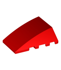 LEGO - Wig 4 x 4 driedubbel gebogen zonder noppen - Red | N - Thumbnail