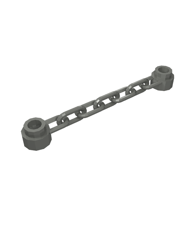 LEGO - Ketting 5 schakels - Dark Bluish Gray | N