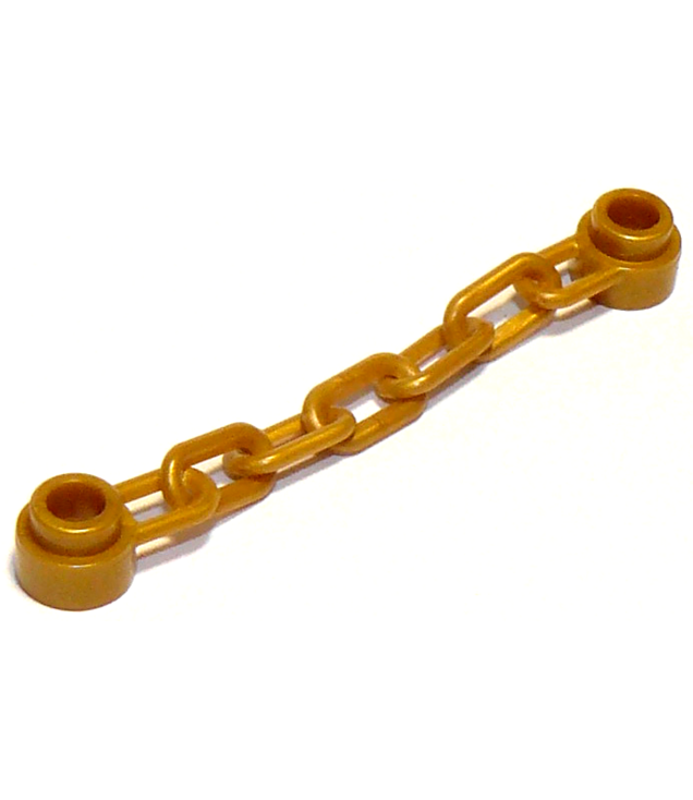 LEGO - Ketting 5 schakels - Pearl Gold | N