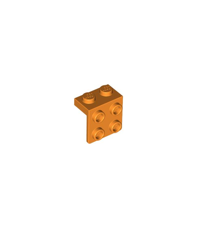LEGO - Beugel 1 x 2 - 2 x 2 - Orange | N