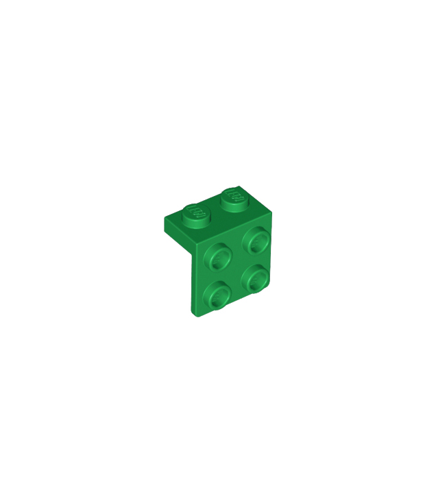 LEGO - Beugel 1 x 2 - 2 x 2 - Green | N