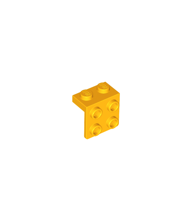 LEGO - Beugel 1 x 2 - 2 x 2 - Bright Light Orange | N