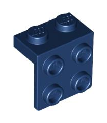LEGO - Beugel 1 x 2 - 2 x 2 - Dark Blue | N - Thumbnail