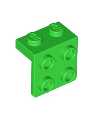 LEGO - Beugel 1 x 2 - 2 x 2 - Bright Green | N - Thumbnail