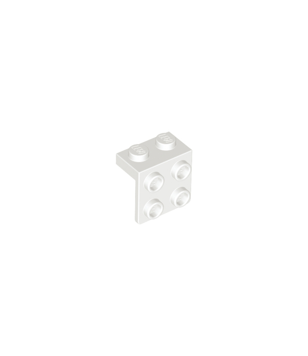 LEGO - Beugel 1 x 2 - 2 x 2 - White | N