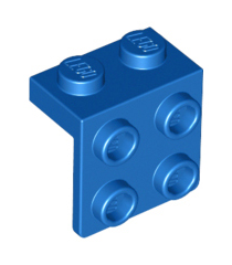 LEGO - Beugel 1 x 2 - 2 x 2 - Blue | N - Thumbnail