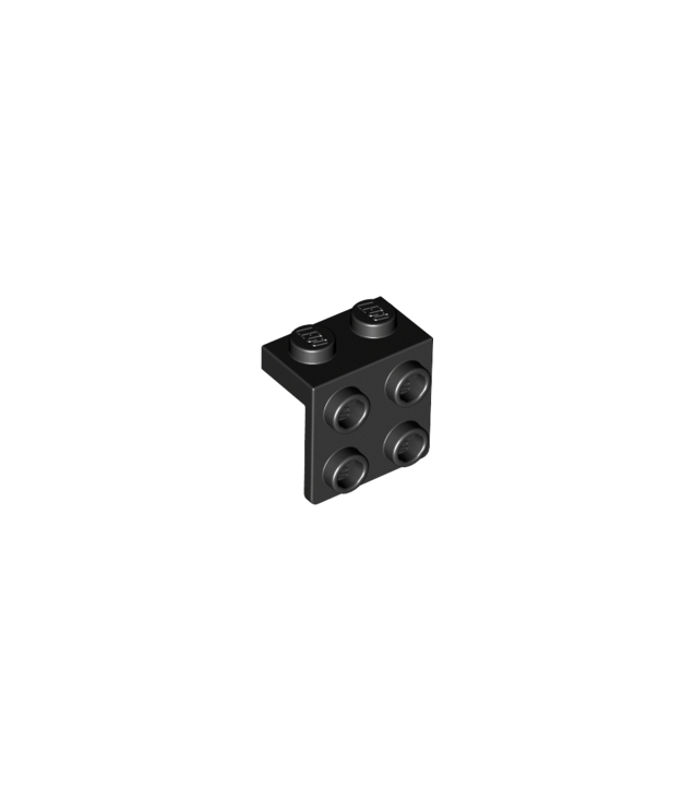 LEGO - Beugel 1 x 2 - 2 x 2 - Black | N