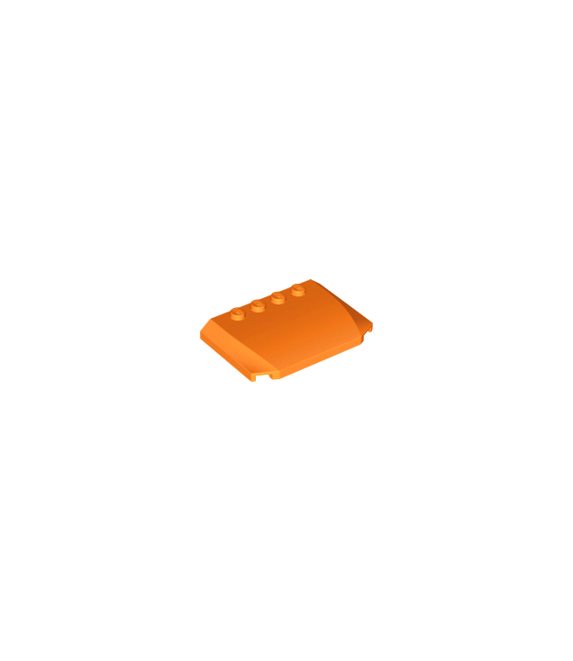 LEGO - Wig 4 x 6 x 2/3 driedubbel gebogen - Orange | N