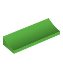 LEGO - Boog 6 x 2 x 5/6 omgekeerd - Bright Green | N - Thumbnail