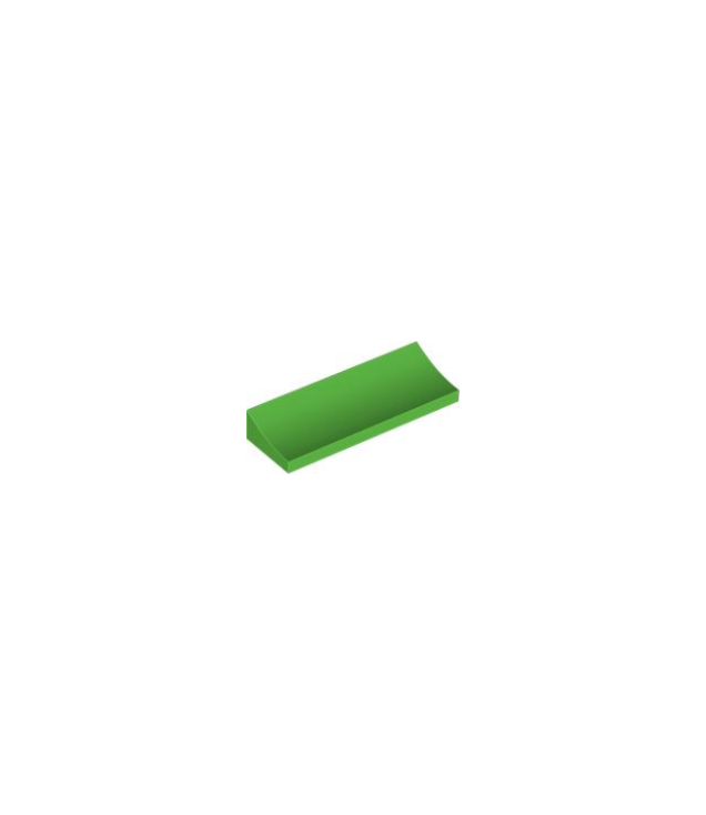 LEGO - Boog 6 x 2 x 5/6 omgekeerd - Bright Green | N