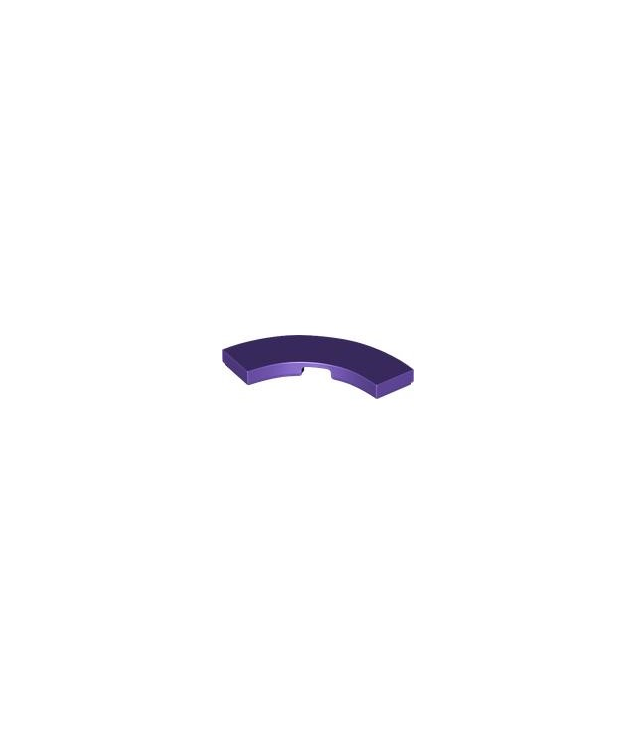 LEGO - Tegel, ronde hoek 3 x 3 macaroni - Dark Purple | N