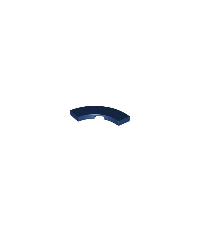 LEGO - Tegel, ronde hoek 3 x 3 macaroni - Dark Blue | N