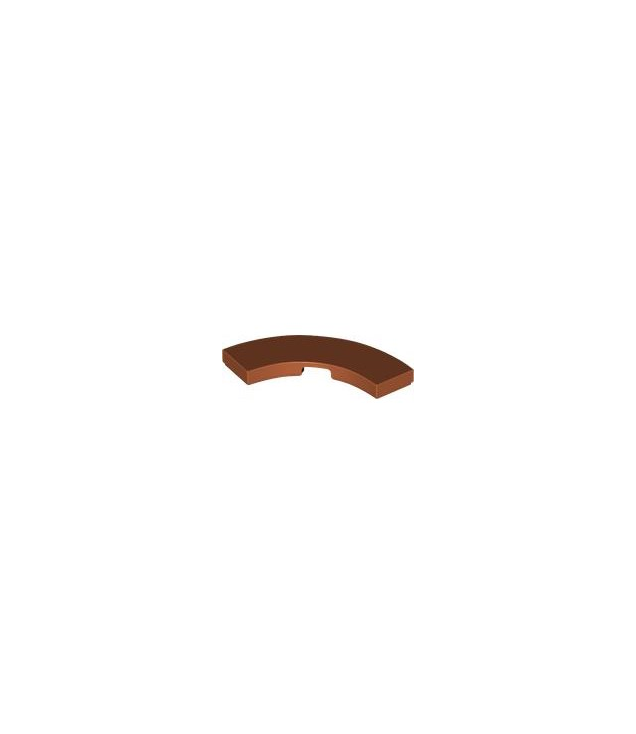 LEGO - Tegel, ronde hoek 3 x 3 macaroni - Dark Orange | N