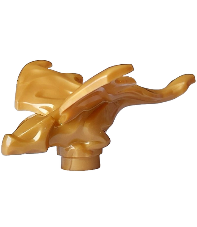 LEGO - Draak, baby (Ninjago) met gespreide vleugels - Pearl Gold | N