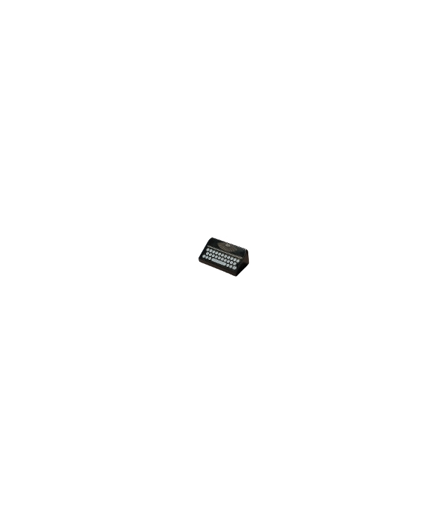 LEGO - Helling 30 graden graden 1 x 2 x 2/3 met ouderwets typemachine-toetsenbordpatroon - Black | N