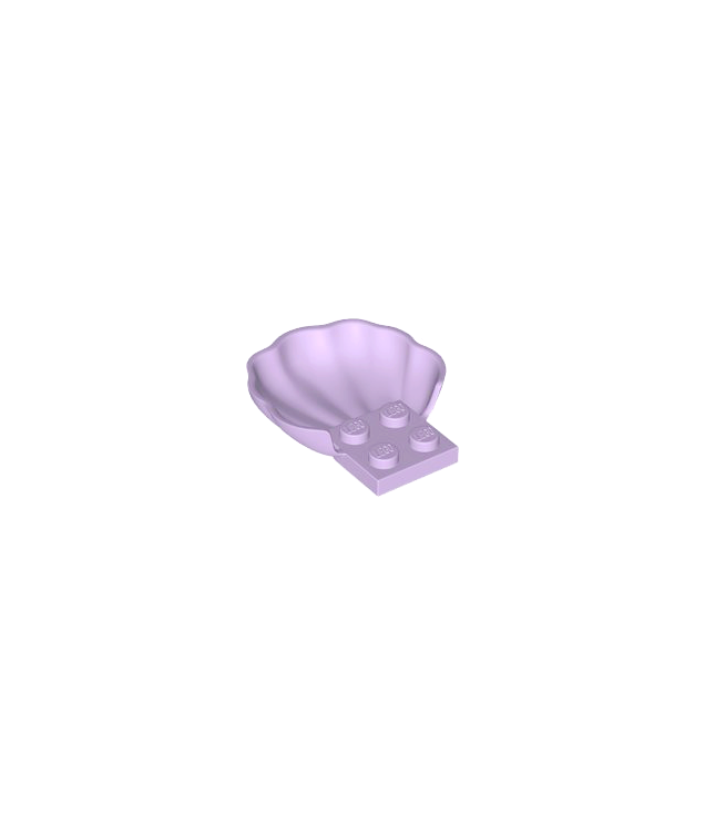 LEGO - Schelp met 4 noppen - Lavender | N
