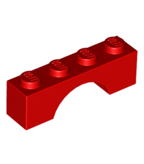 LEGO - Boog 1 x 4 - Red | N - Thumbnail