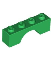 LEGO - Boog 1 x 4 - Green | N - Thumbnail
