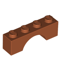 LEGO - Boog 1 x 4 - Dark Orange | N - Thumbnail