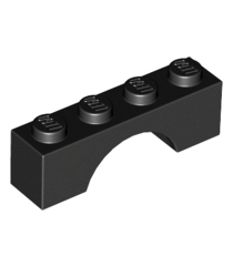 LEGO - Boog 1 x 4 - Black | N - Thumbnail