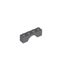 LEGO - Boog 1 x 4 - Dark Bluish Gray | N - Thumbnail
