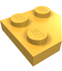 LEGO - Wig, plaat 2 x 2 met afgesneden hoek - Bright Light Orange | N - Thumbnail