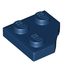 LEGO - Wig, plaat 2 x 2 met afgesneden hoek - Dark Blue | N - Thumbnail