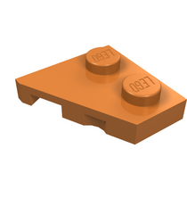 LEGO - Wig, plaat 2 x 2 rechts - Medium Nougat | N - Thumbnail